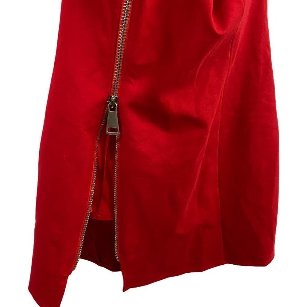 by the way. Red Strapless Dres Size M - Picture 5 of 9